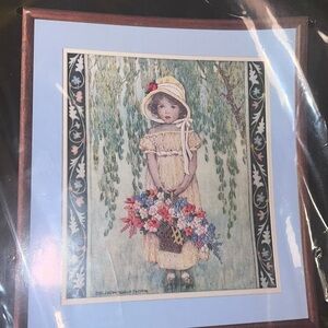Crewel Embroidery Kit 1985 dimensions flower girl Jessie Wilcox Smith NEW craft